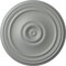 Ekena Millwork Reece Ceiling Medallion (Fits Canopies up to 6 3/4"), 21"OD x 1 1/4"P, Primed White CM21RE - alternate 1